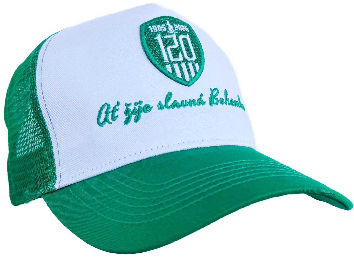 6364-ksiltovka trucker 120let bilo- zelena 1